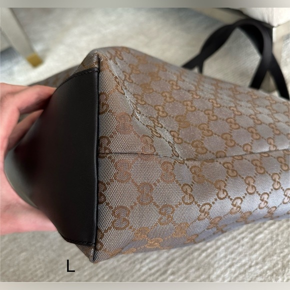 Gucci metallic monogram XL shopper tote - Picture 5 of 16
